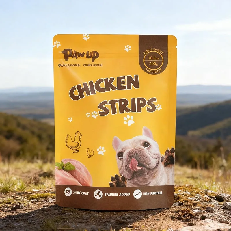 Ympäristöystävälliset voimapaperit kissanruokapussit